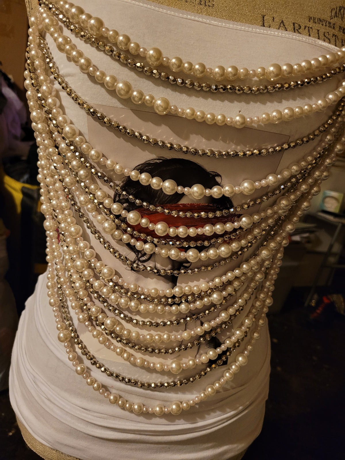 The beaded tank