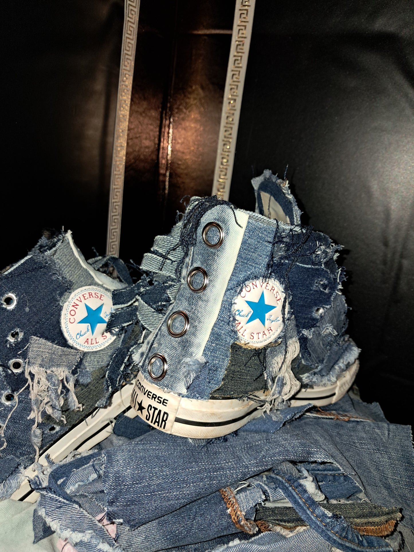 Upcycled Denim Converse – Handmade Jean Sneakers