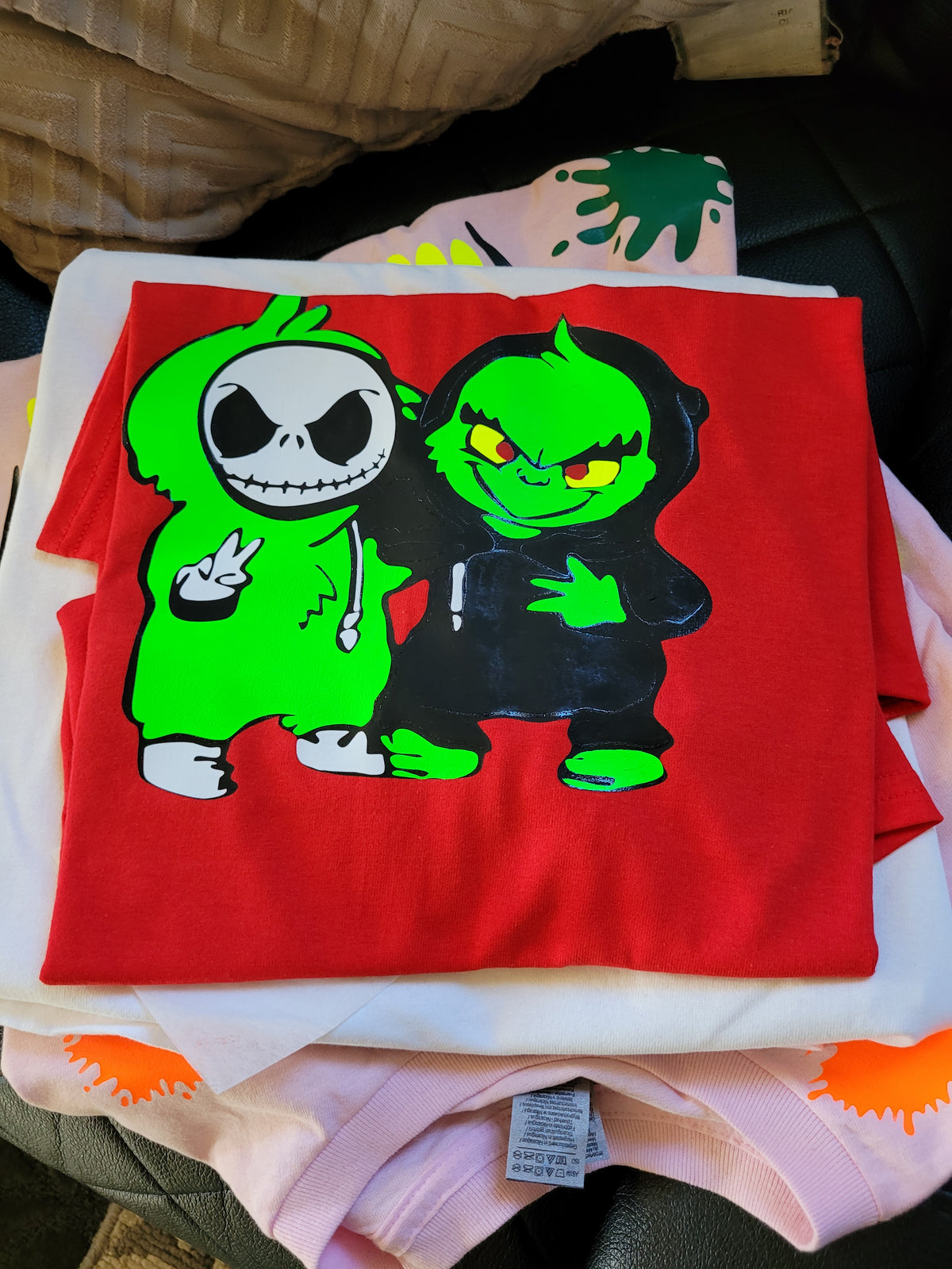 Baby grinch and nightmare shirts shirt