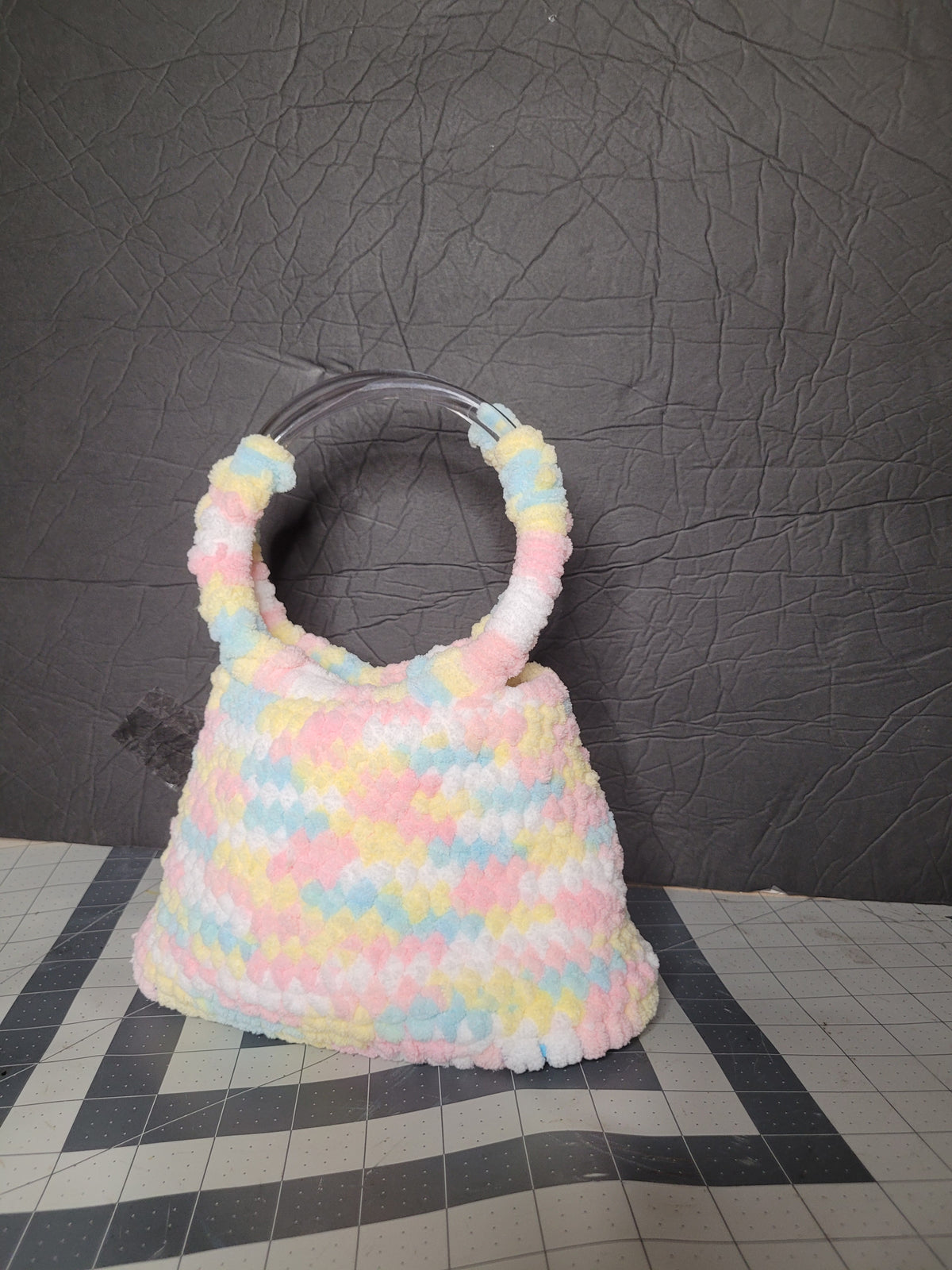 Mini fuzzy purse