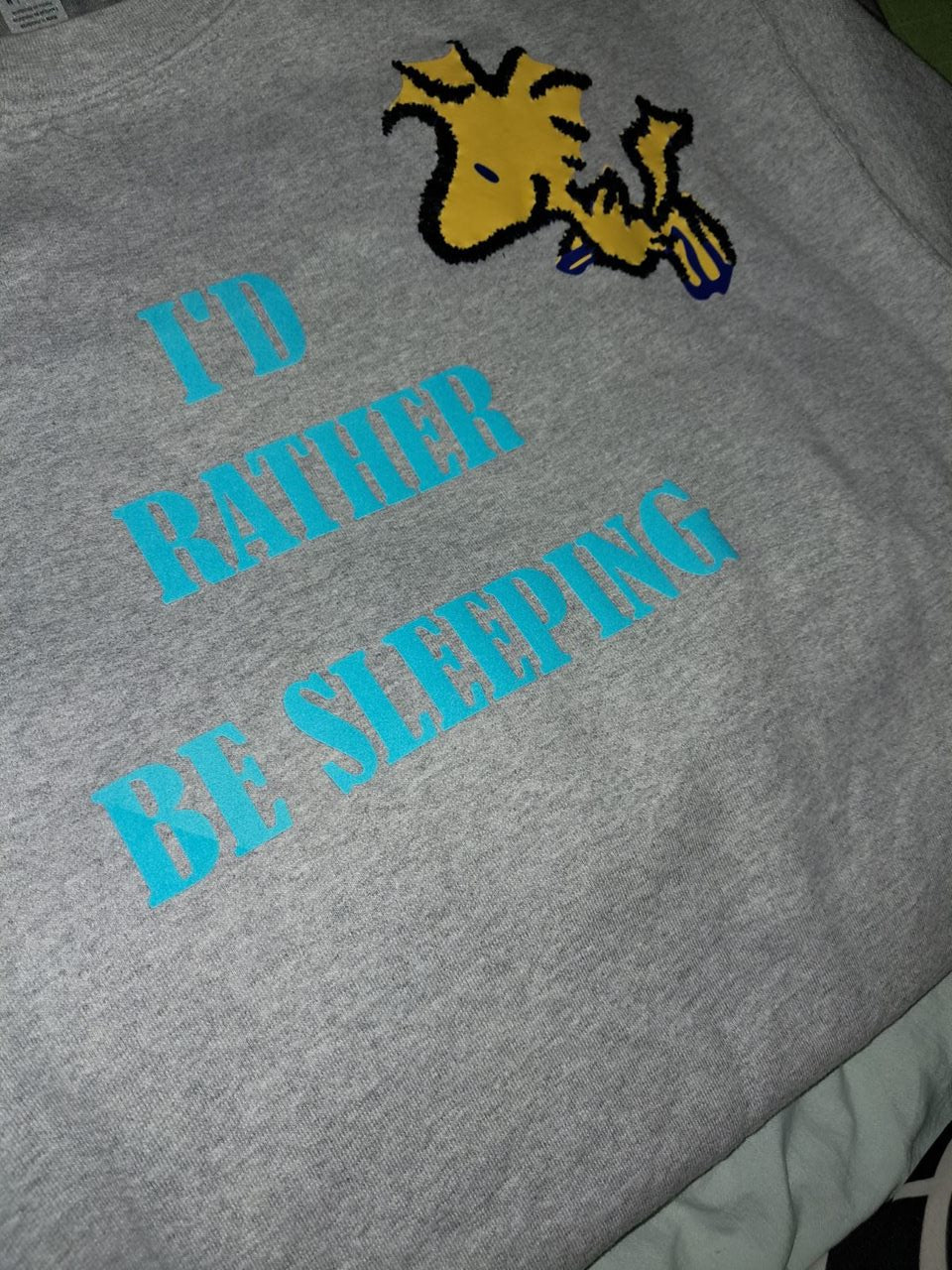 I'd rather be sleeping