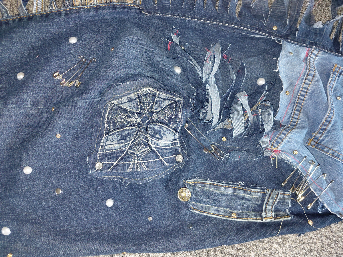Jean fridge scarf