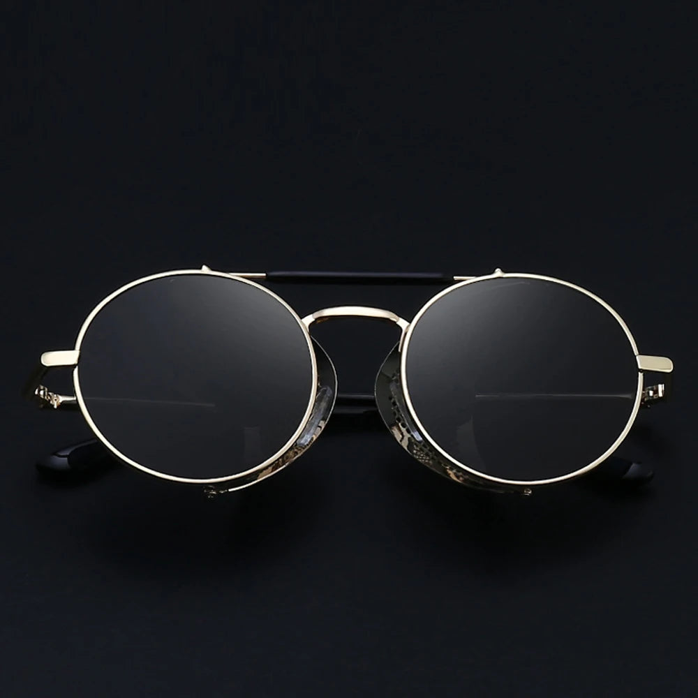 Retro Round Metal Sunglasses