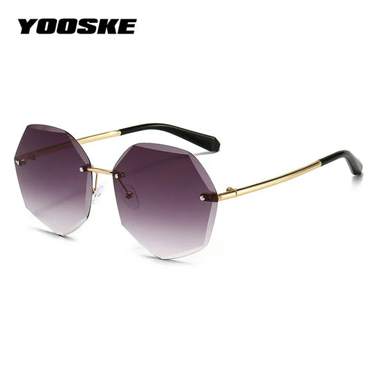Rimless Women's Sunglasses