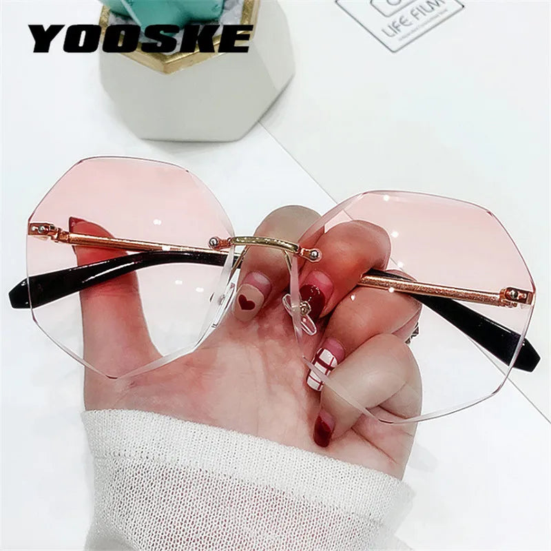 Rimless Women's Sunglasses