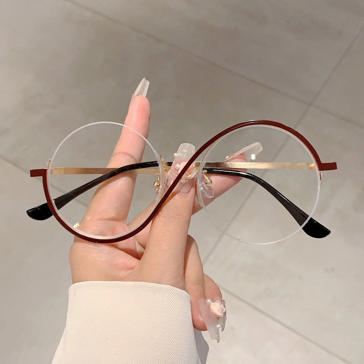 Round Fashion Oversized glasses