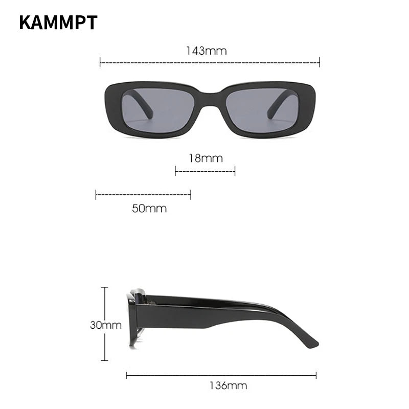 Color Rectangle Sunglasses