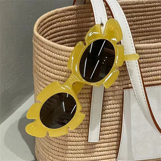 Flower Shape Cat Eye Sunglasses
