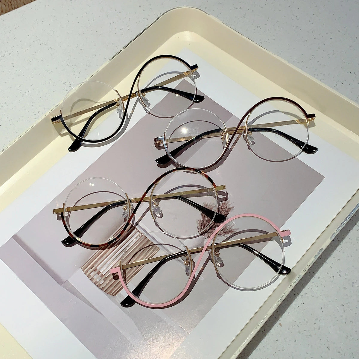 Round Fashion Oversized glasses
