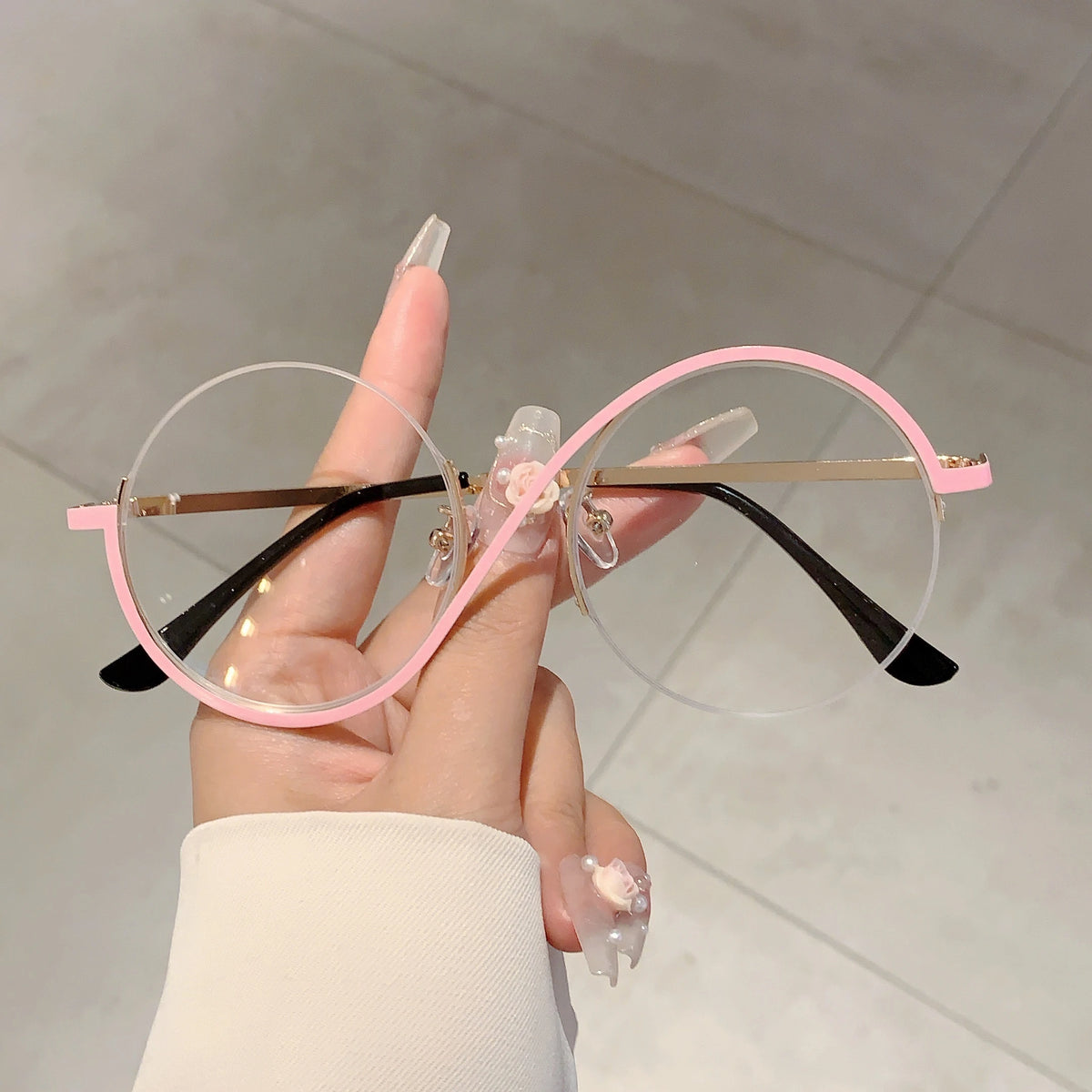 Round Fashion Oversized glasses
