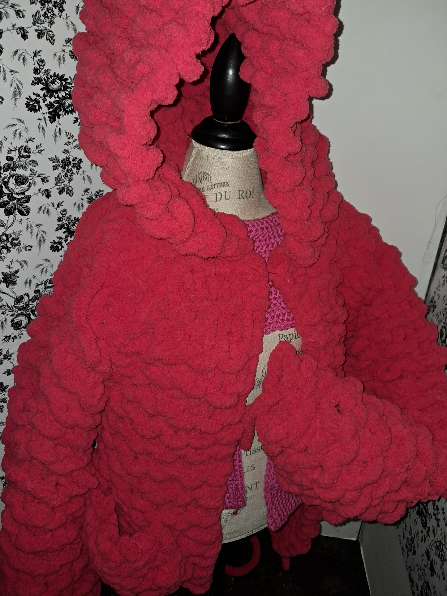 Chunky crochet sweater