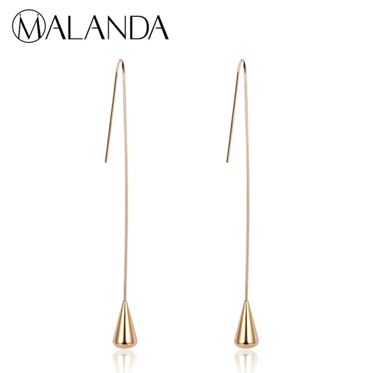 stain resistant Steel Water Drop Earrings